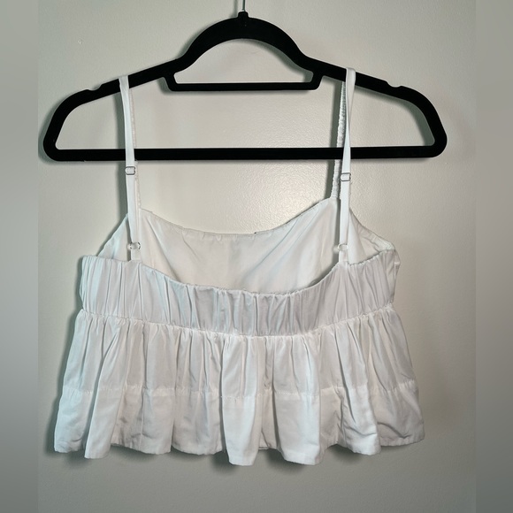 Worth Collective Paneled Summer Crop Top in White - Picture 7 of 10